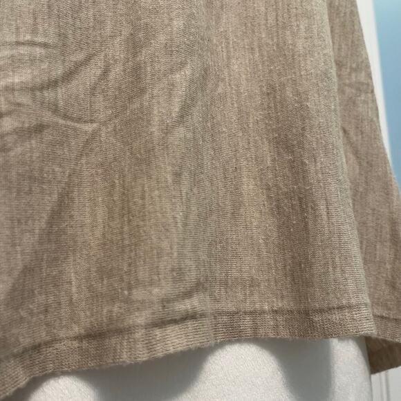 Eileen Fisher Long Sleeve Sweater Beige Size Medium 100% Merino Wool Lightweight - Picture 5 of 6